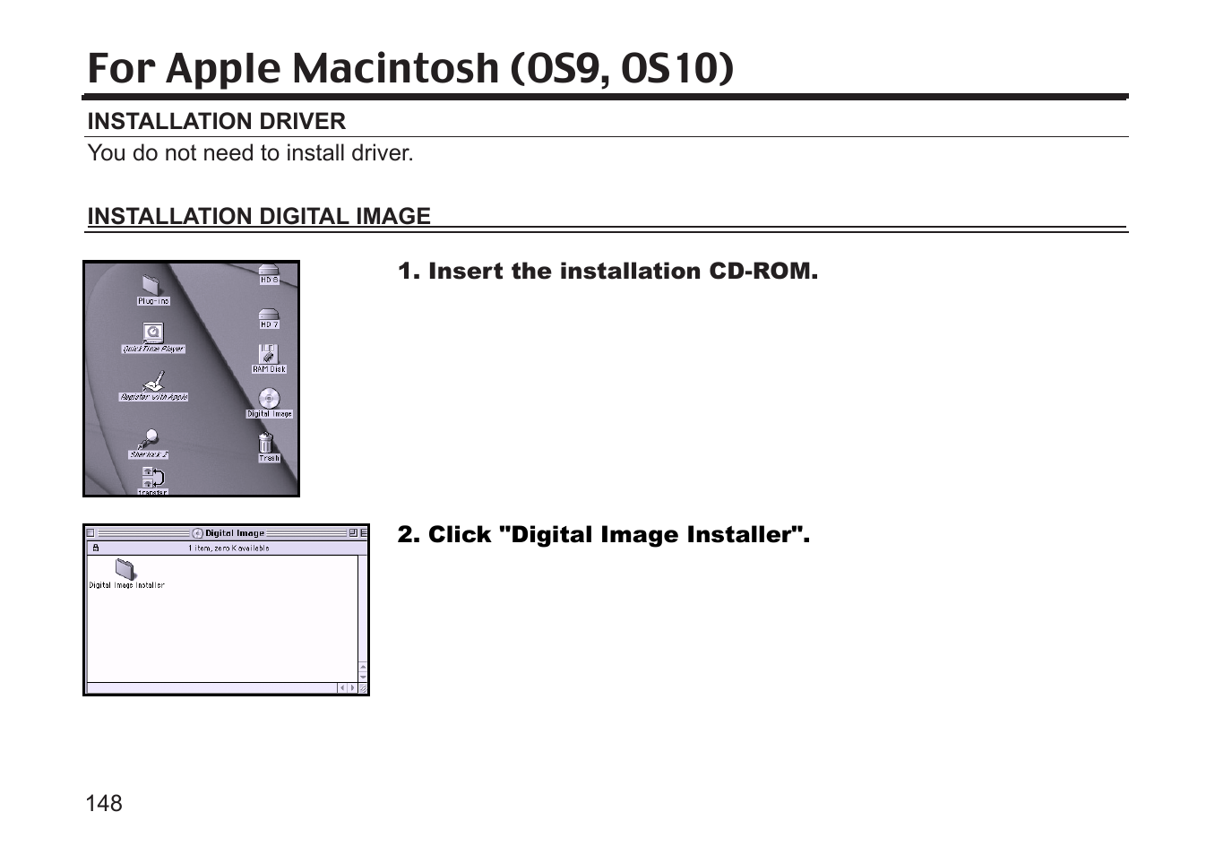 For apple macintosh (os9, os10) | Gateway DC-M50 User Manual | Page 148 / 174