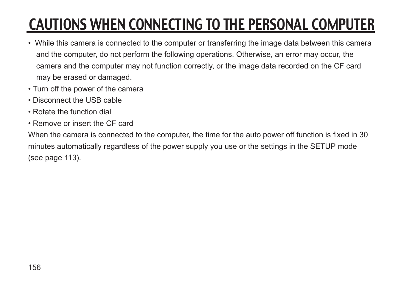 Cautions when connecting to the personal computer | Gateway DC-M50 User Manual | Page 156 / 174