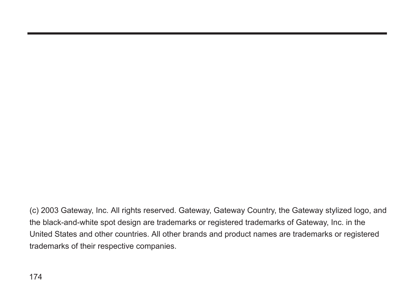 Gateway DC-M50 User Manual | Page 174 / 174