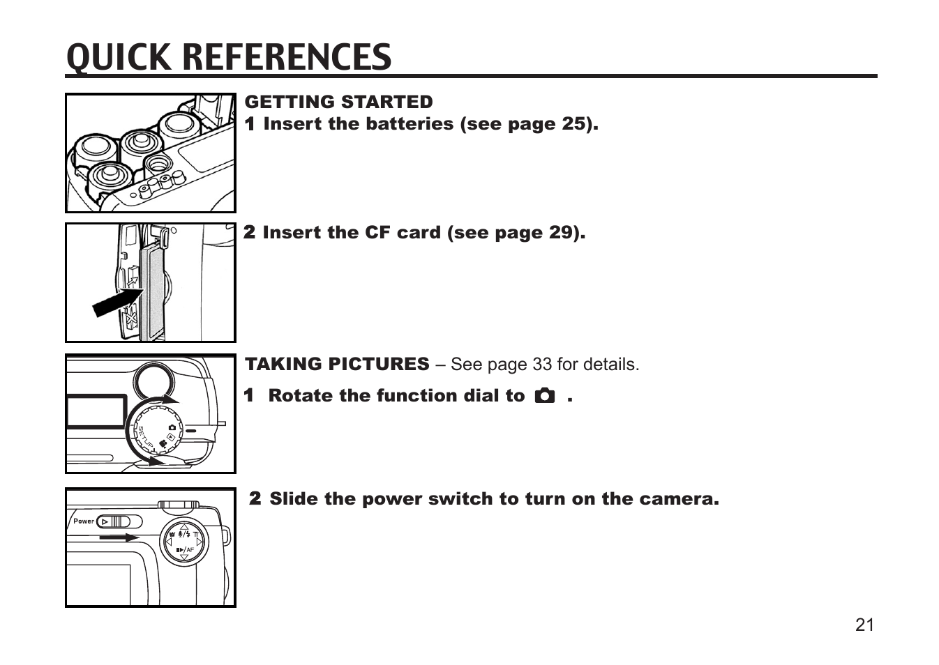 Quick references | Gateway DC-M50 User Manual | Page 21 / 174