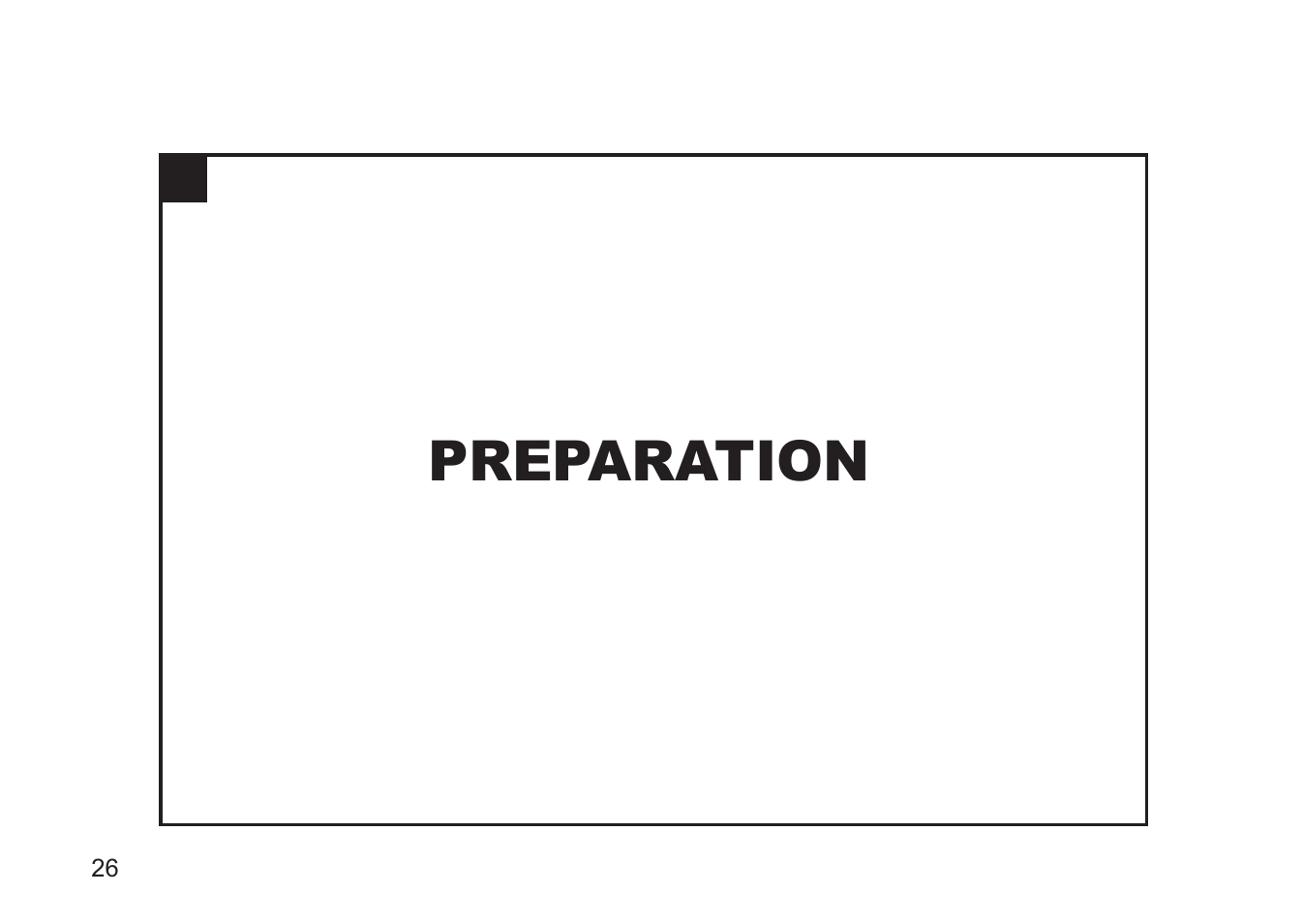 Preparation | Gateway DC-M50 User Manual | Page 26 / 174