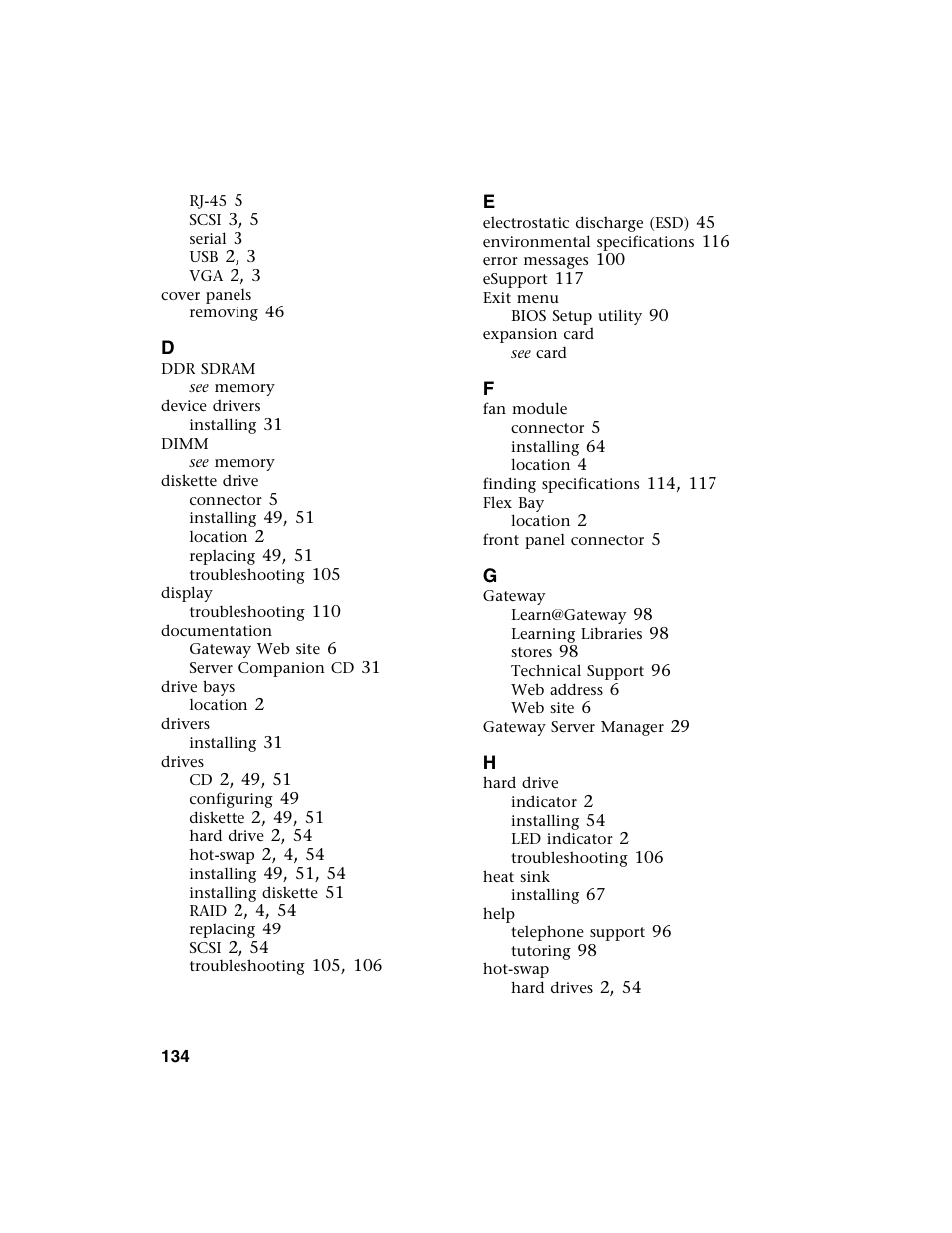 Gateway 955 User Manual | Page 140 / 144