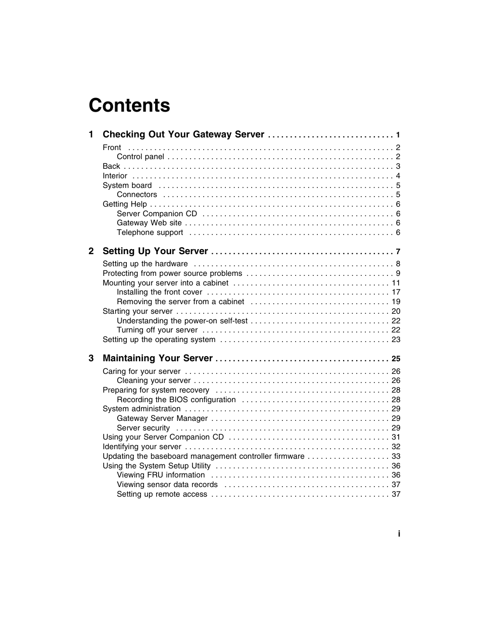 Gateway 955 User Manual | Page 3 / 144
