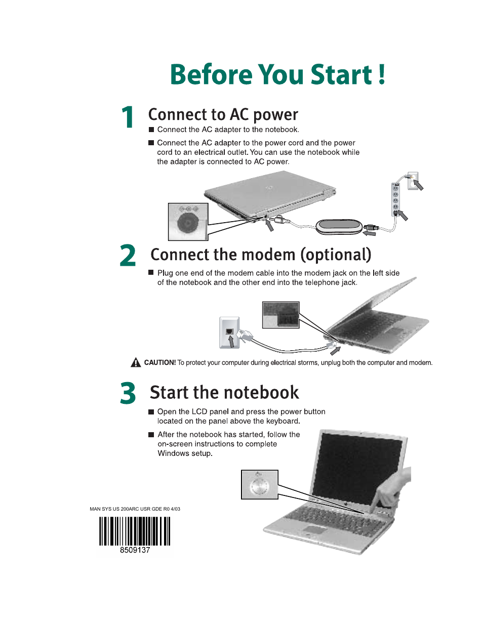 Gateway 200 User Manual | Page 312 / 312