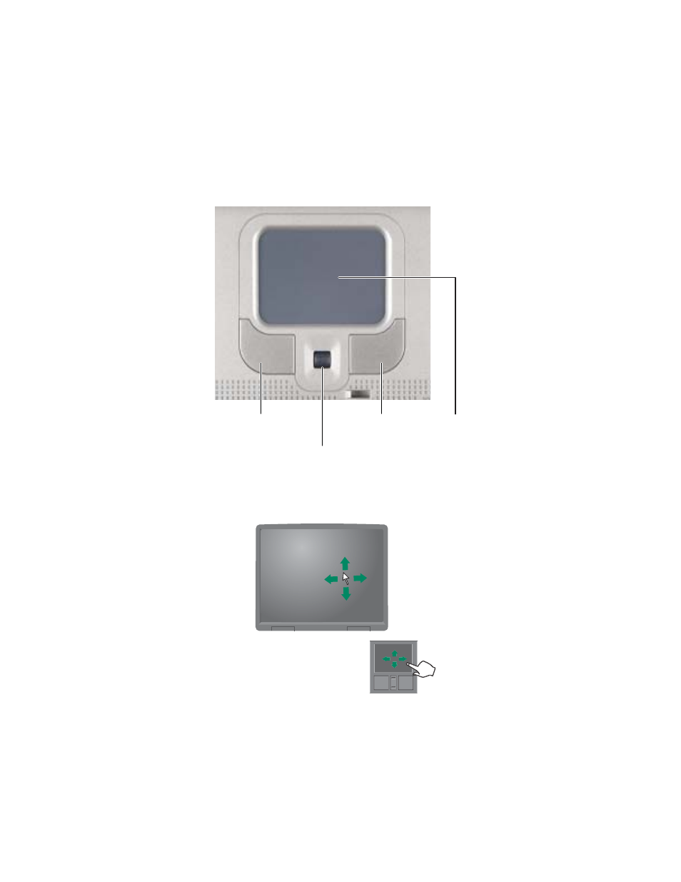 Using the ezpad touchpad, Using the ez pad touchpad | Gateway 200 User Manual | Page 39 / 312