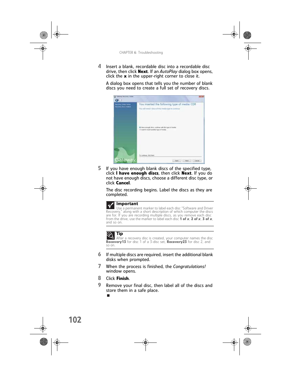 Gateway GT5062b User Manual | Page 108 / 142