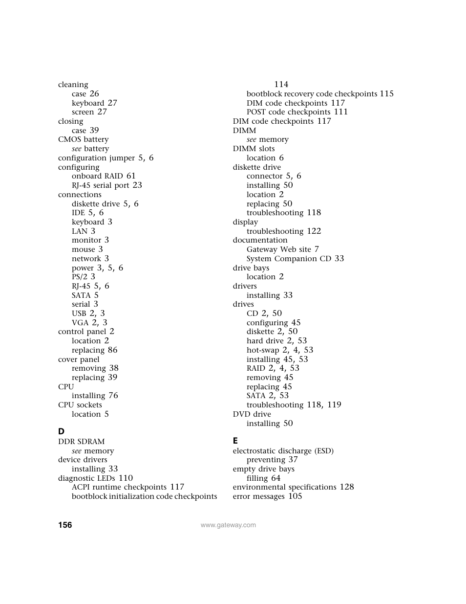 Gateway 9315 User Manual | Page 161 / 168