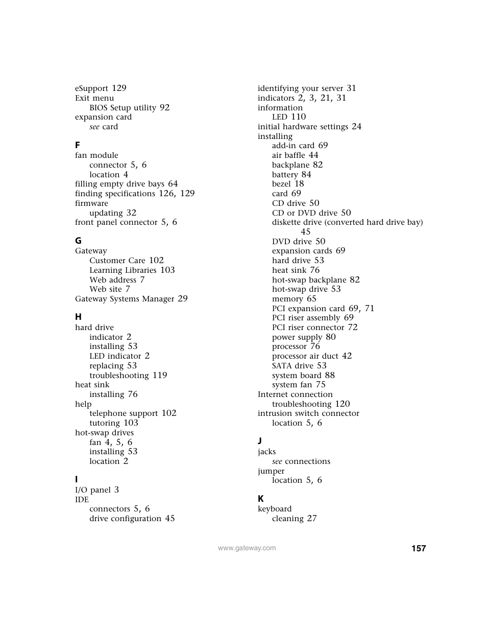 Gateway 9315 User Manual | Page 162 / 168