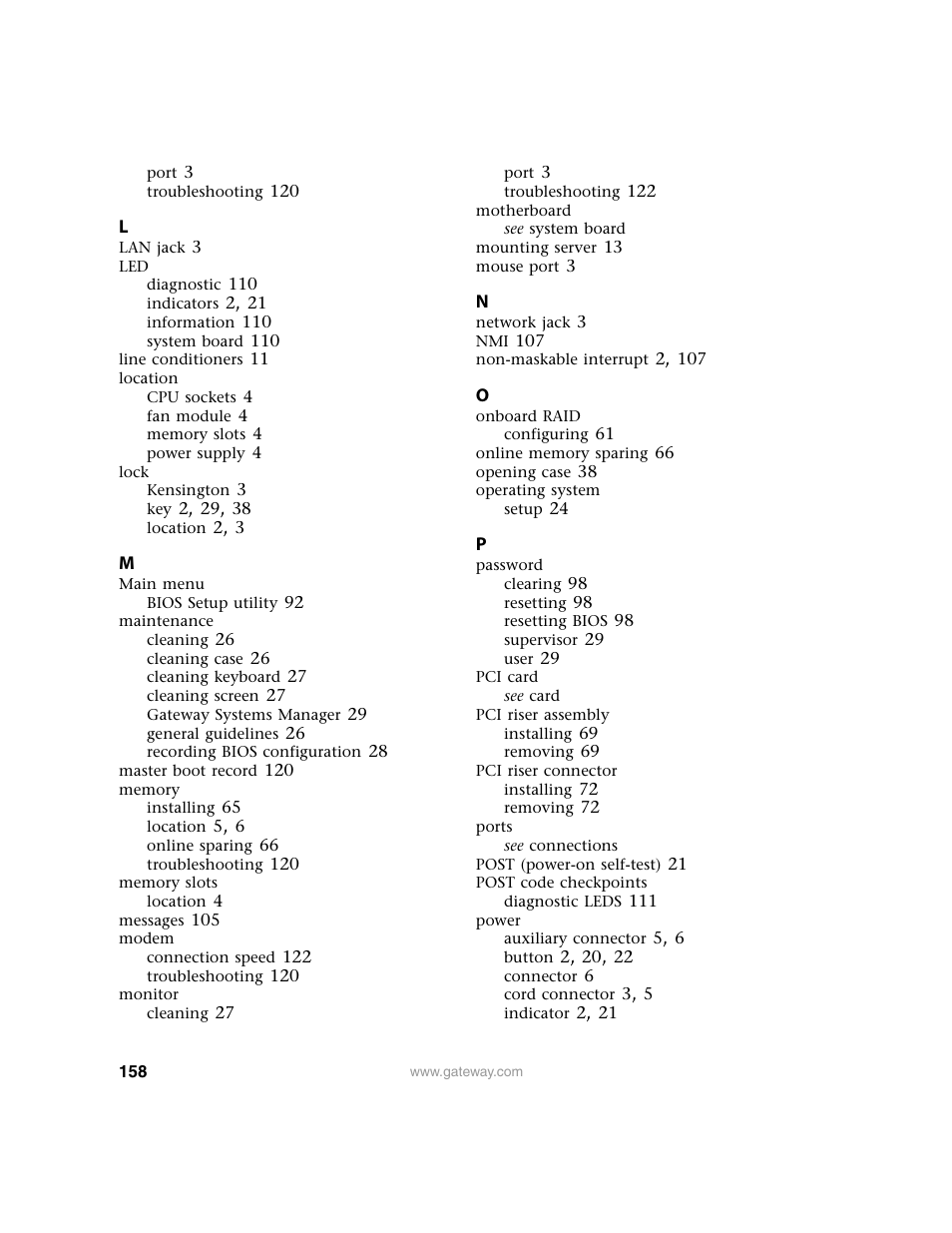 Gateway 9315 User Manual | Page 163 / 168