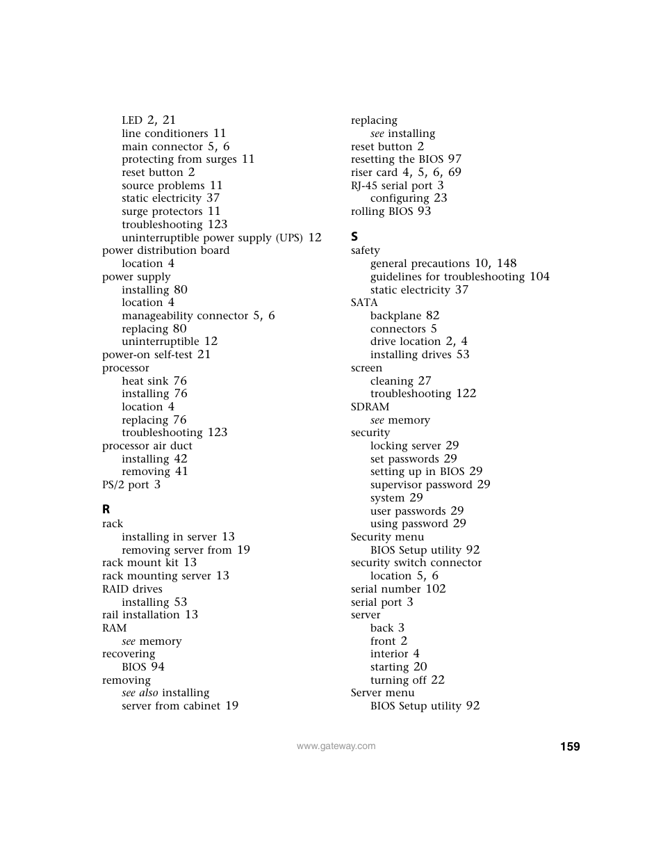 Gateway 9315 User Manual | Page 164 / 168