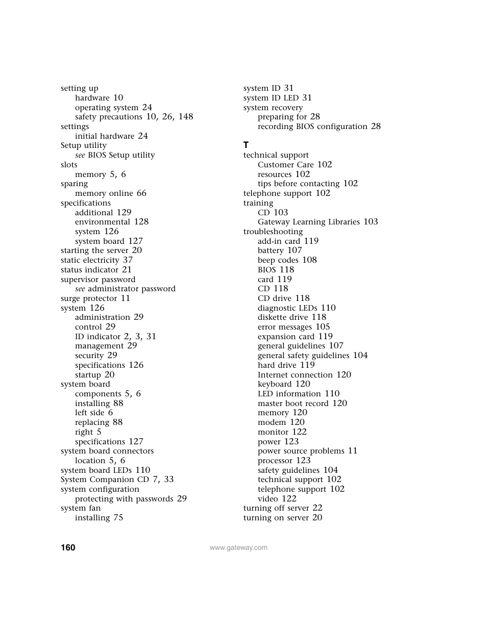 Gateway 9315 User Manual | Page 165 / 168