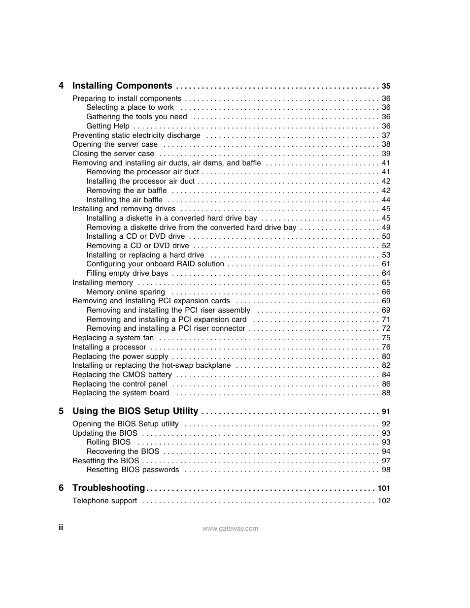 Gateway 9315 User Manual | Page 3 / 168