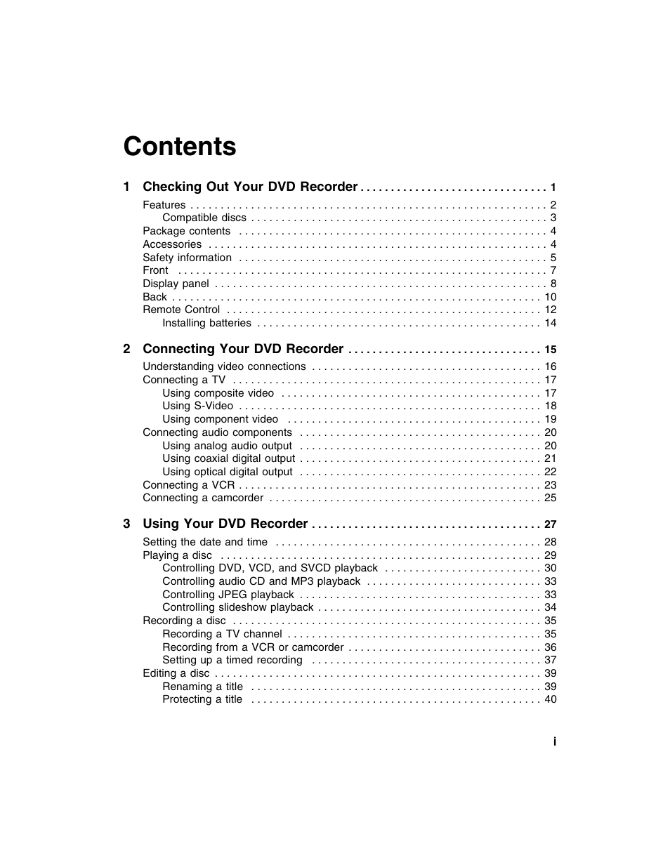 Gateway AR-230 User Manual | Page 3 / 68