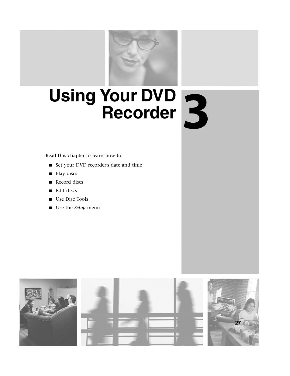 Using your dvd recorder | Gateway AR-230 User Manual | Page 31 / 68