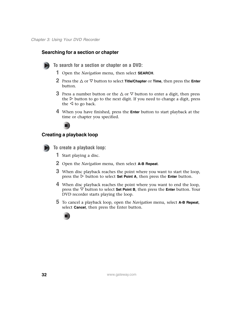 Gateway AR-230 User Manual | Page 36 / 68