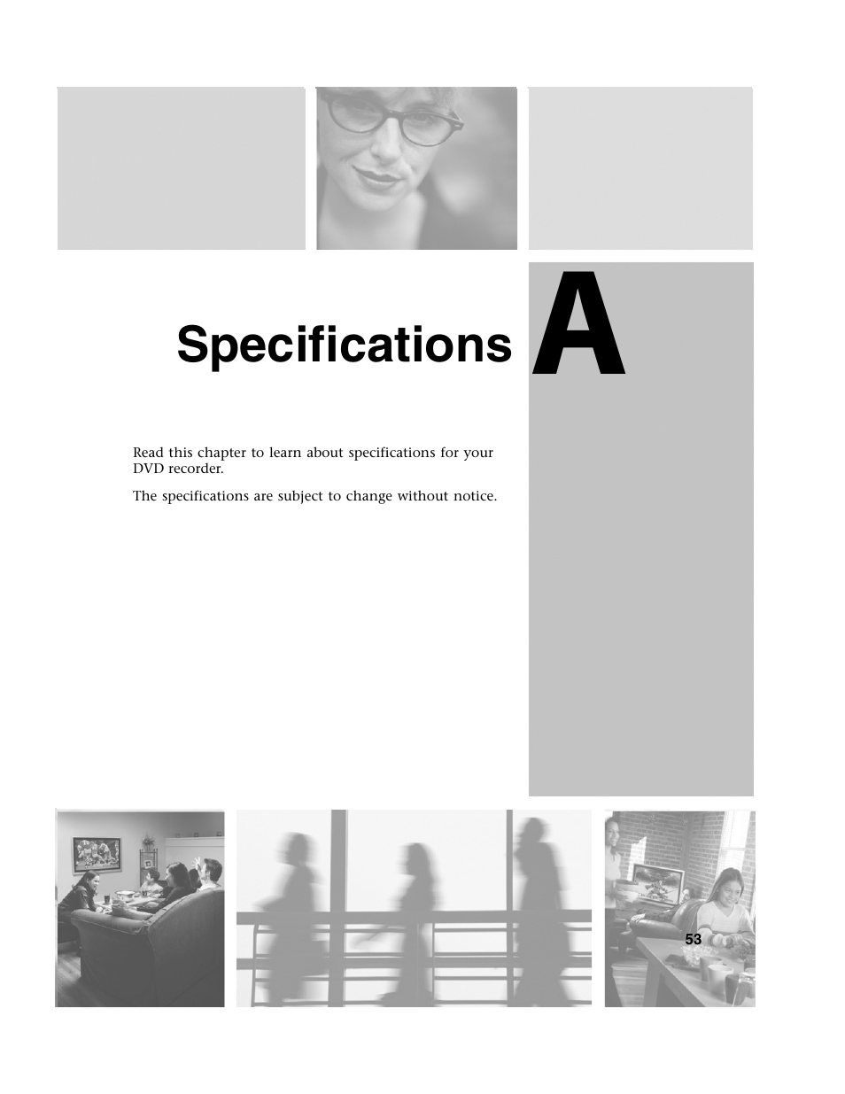 Specifications | Gateway AR-230 User Manual | Page 57 / 68