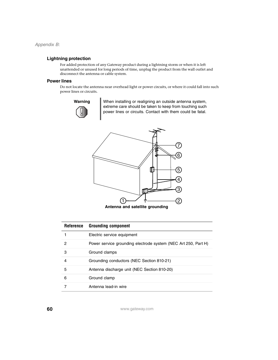 Gateway AR-230 User Manual | Page 64 / 68