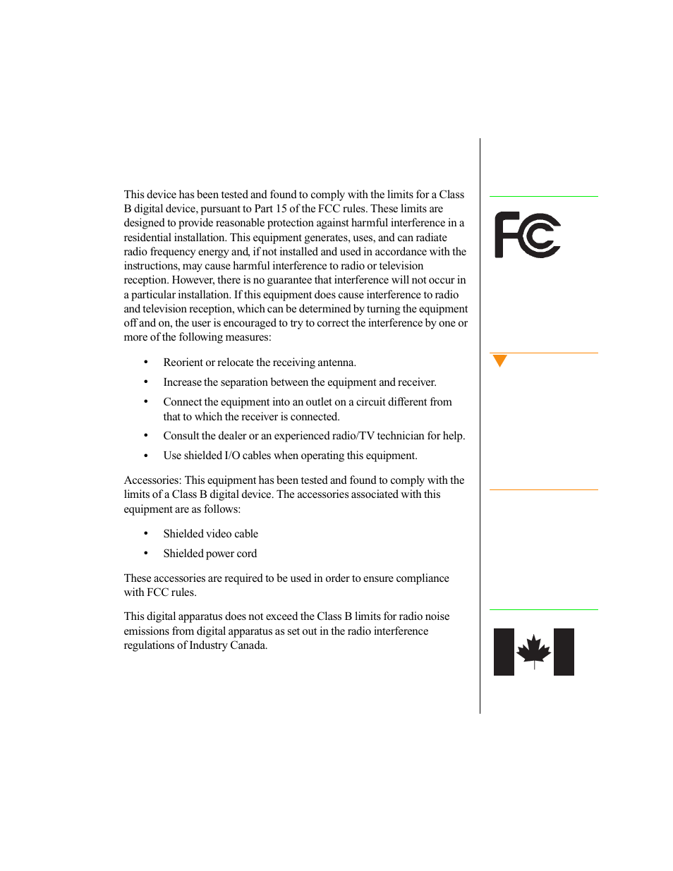 Regulatory compliance statements | Gateway E-1200 User Manual | Page 36 / 42