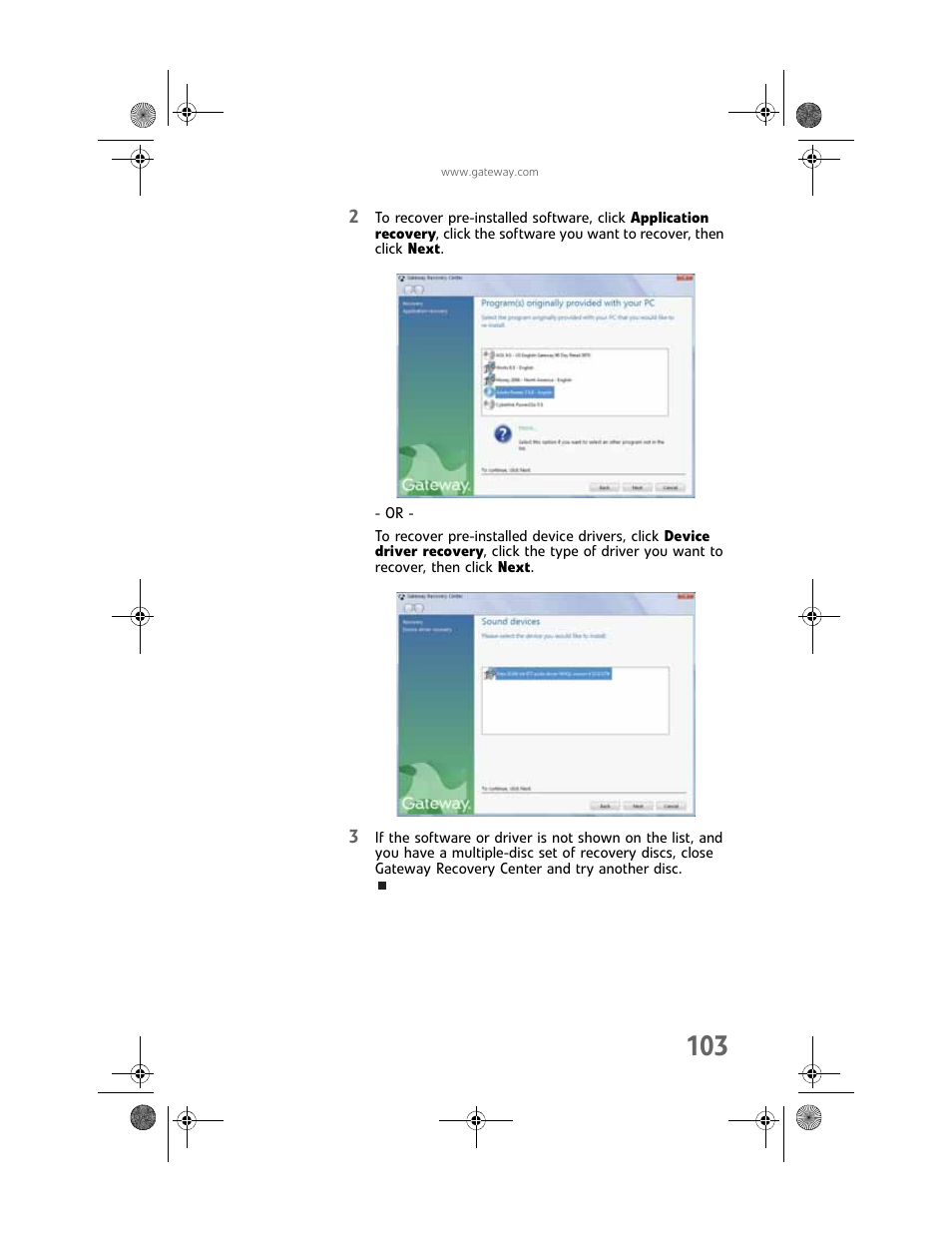 Gateway GT5448E User Manual | Page 109 / 138