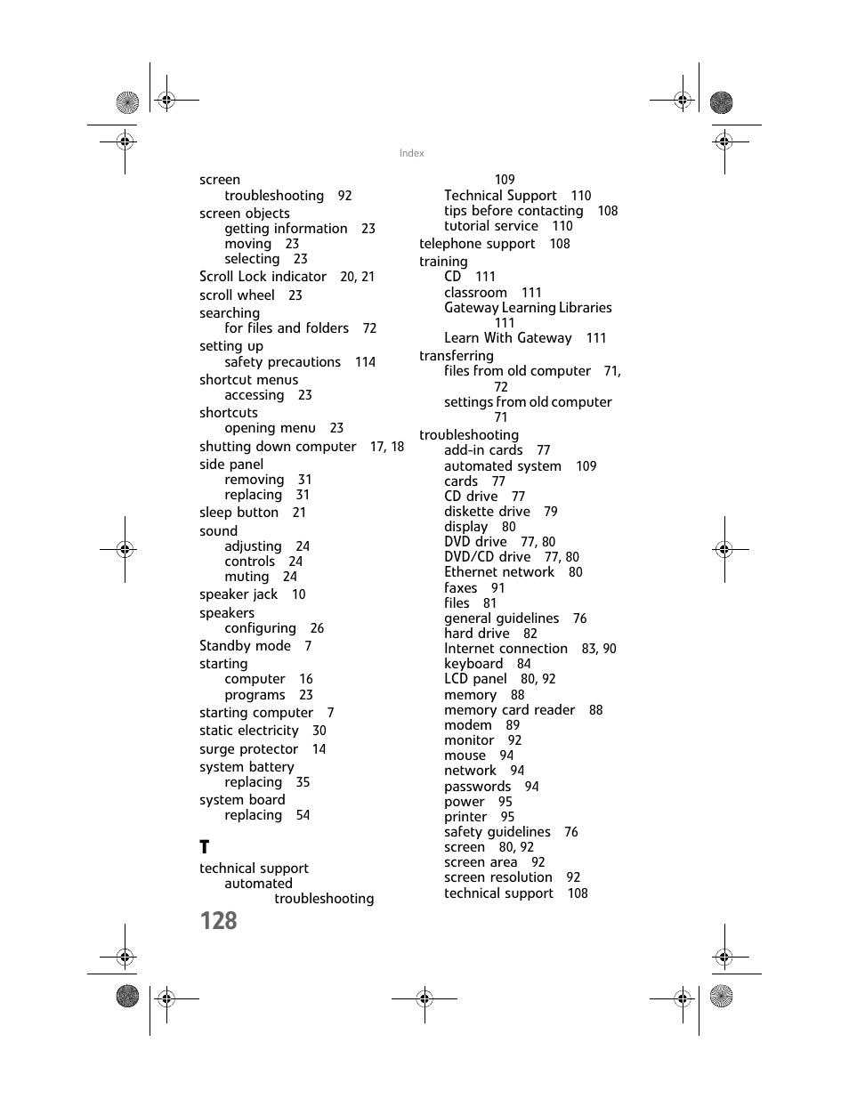 Gateway GT5448E User Manual | Page 134 / 138