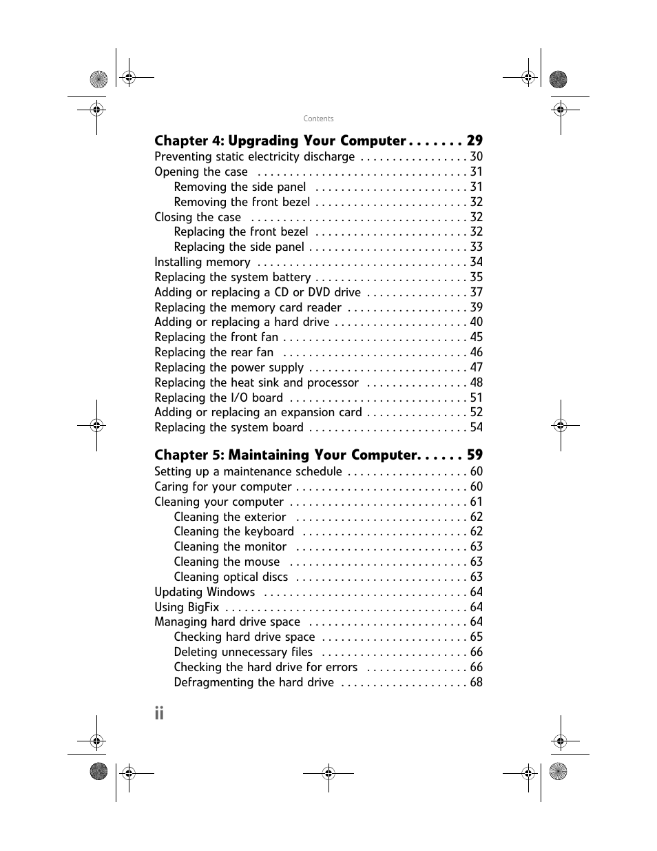 Gateway GT5448E User Manual | Page 4 / 138