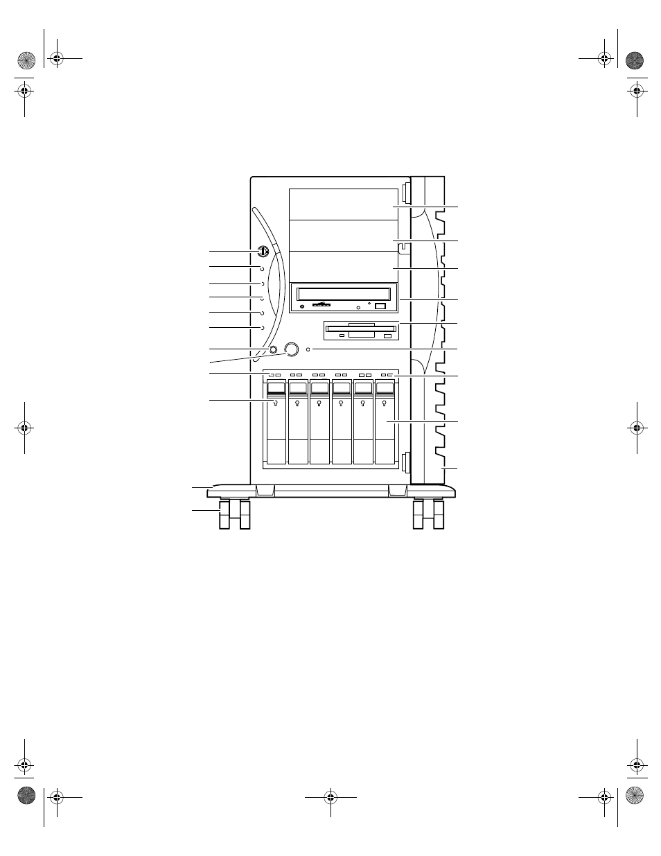 Front panel | Gateway 7210 User Manual | Page 9 / 157