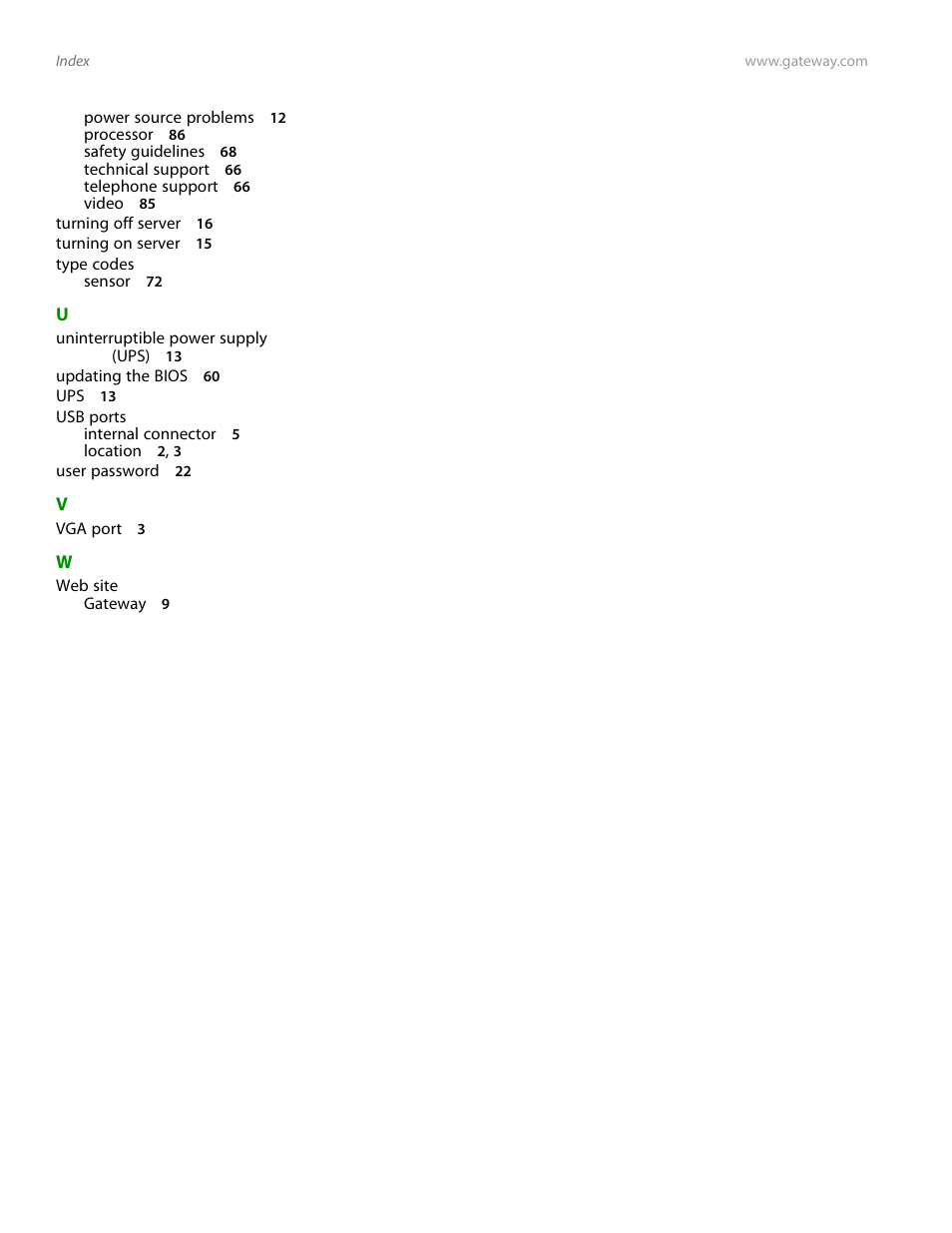 Gateway Server E-9520T User Manual | Page 124 / 126