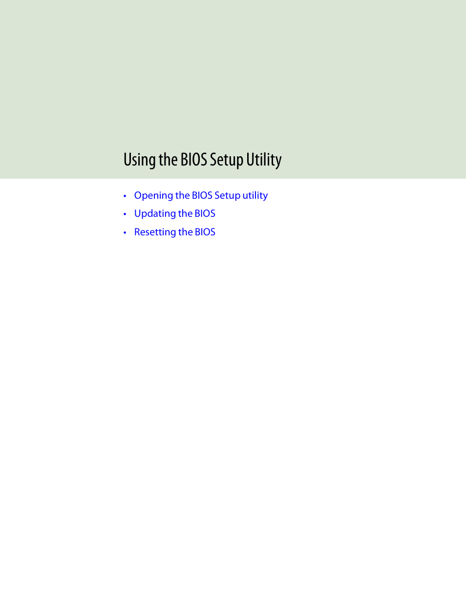 Using the bios setup utility, Chapter 5: using the bios setup utility, Using the bios setup utility” on | Chapter 5 | Gateway Server E-9520T User Manual | Page 65 / 126