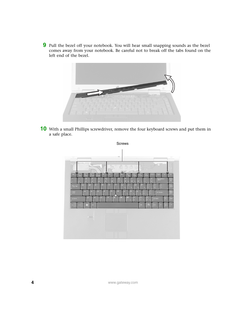 Gateway 450ROG User Manual | Page 4 / 12