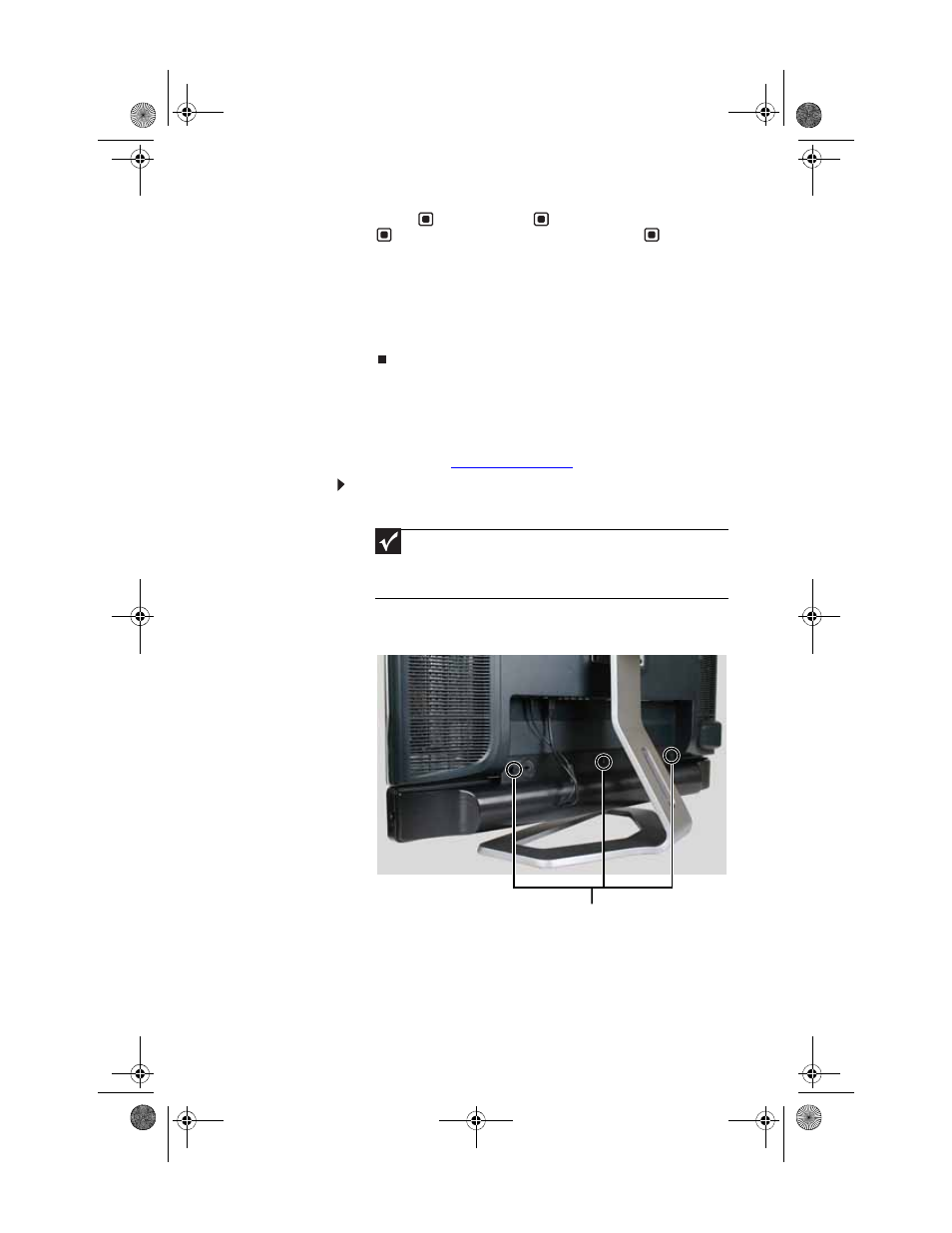 Setting up the optional speaker bar | Gateway XHD3000 User Manual | Page 25 / 92