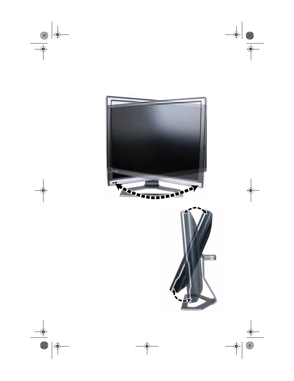 Positioning the monitor | Gateway XHD3000 User Manual | Page 31 / 92