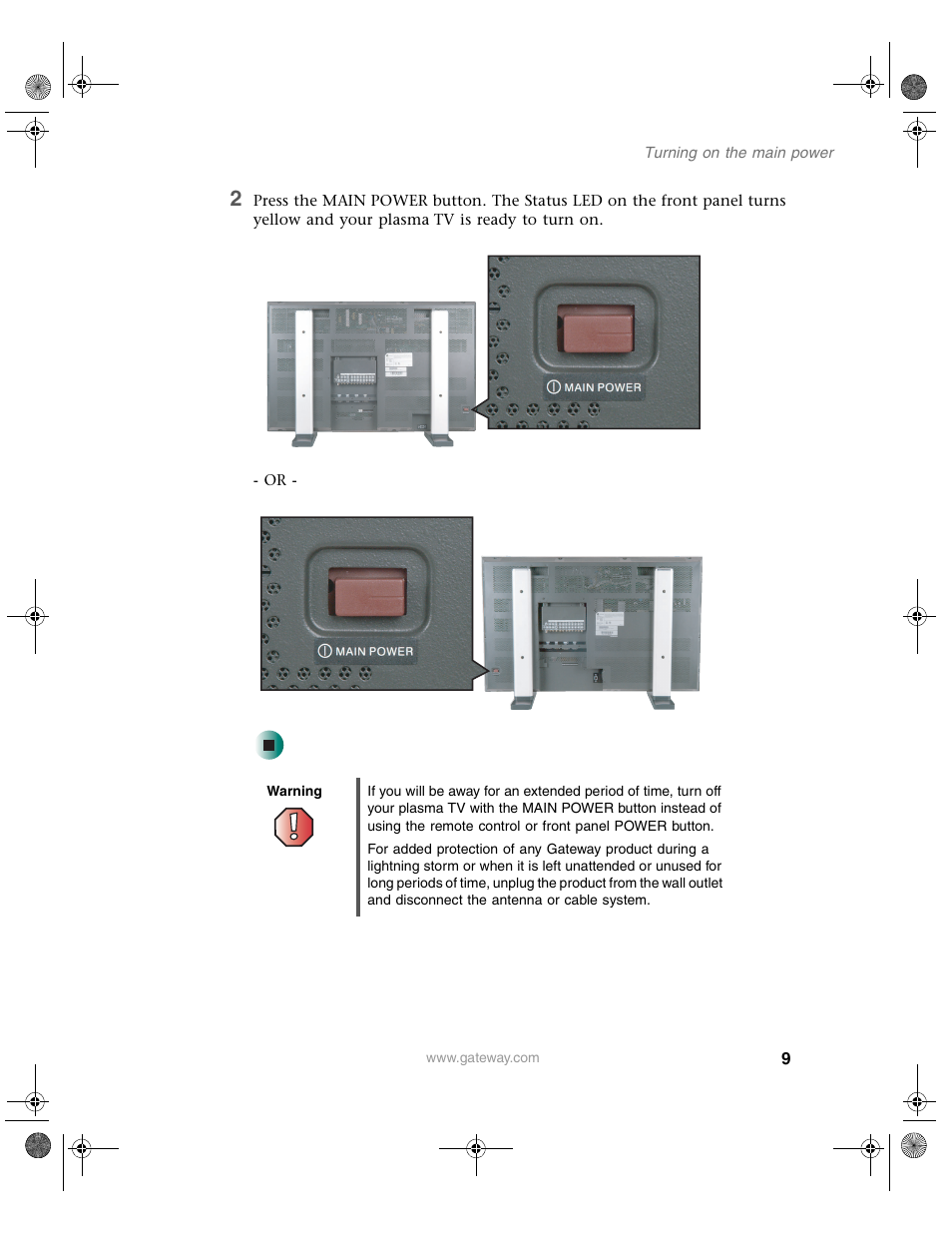 Gateway GTW-P42M102 User Manual | Page 13 / 68