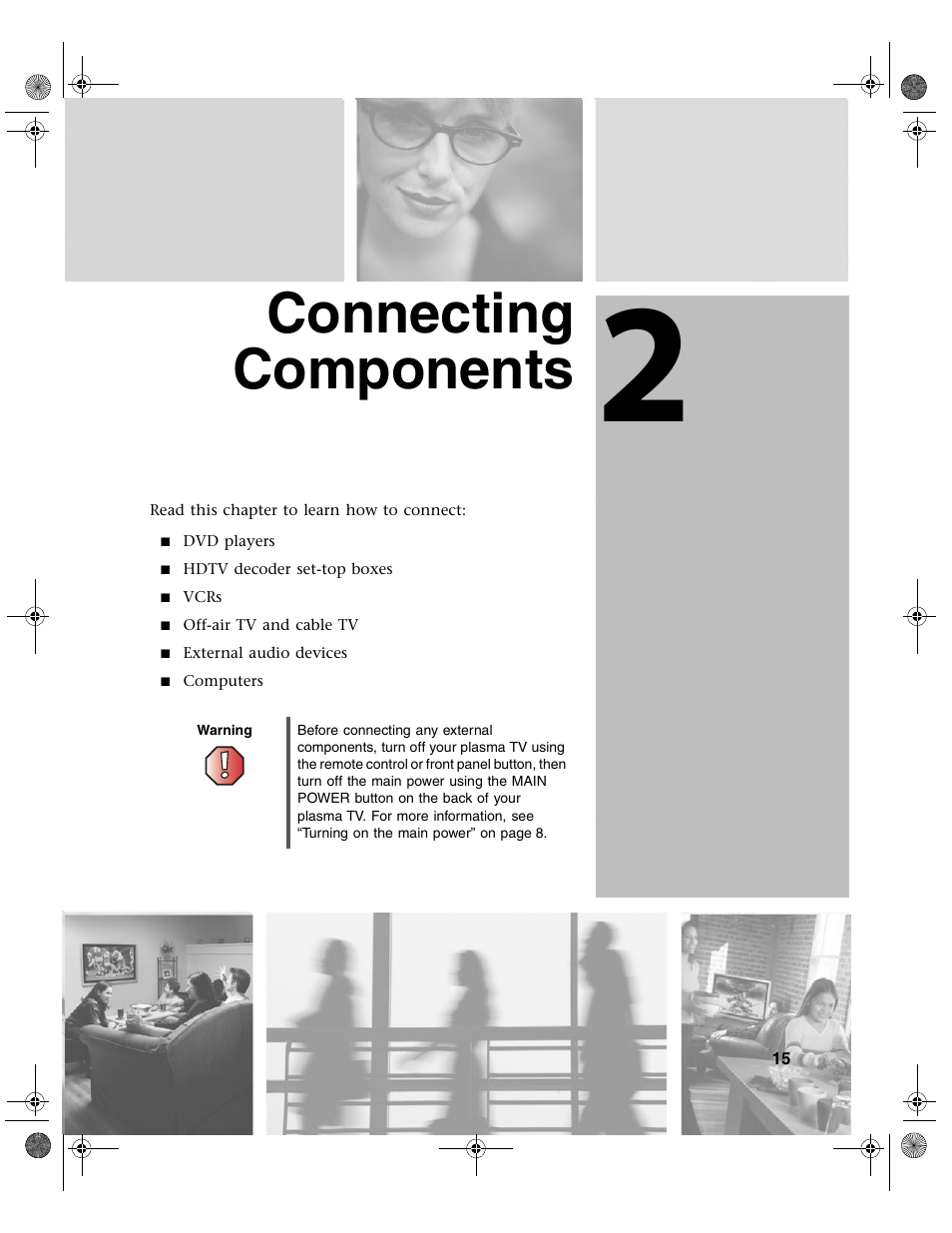 Connecting components | Gateway GTW-P42M102 User Manual | Page 19 / 68