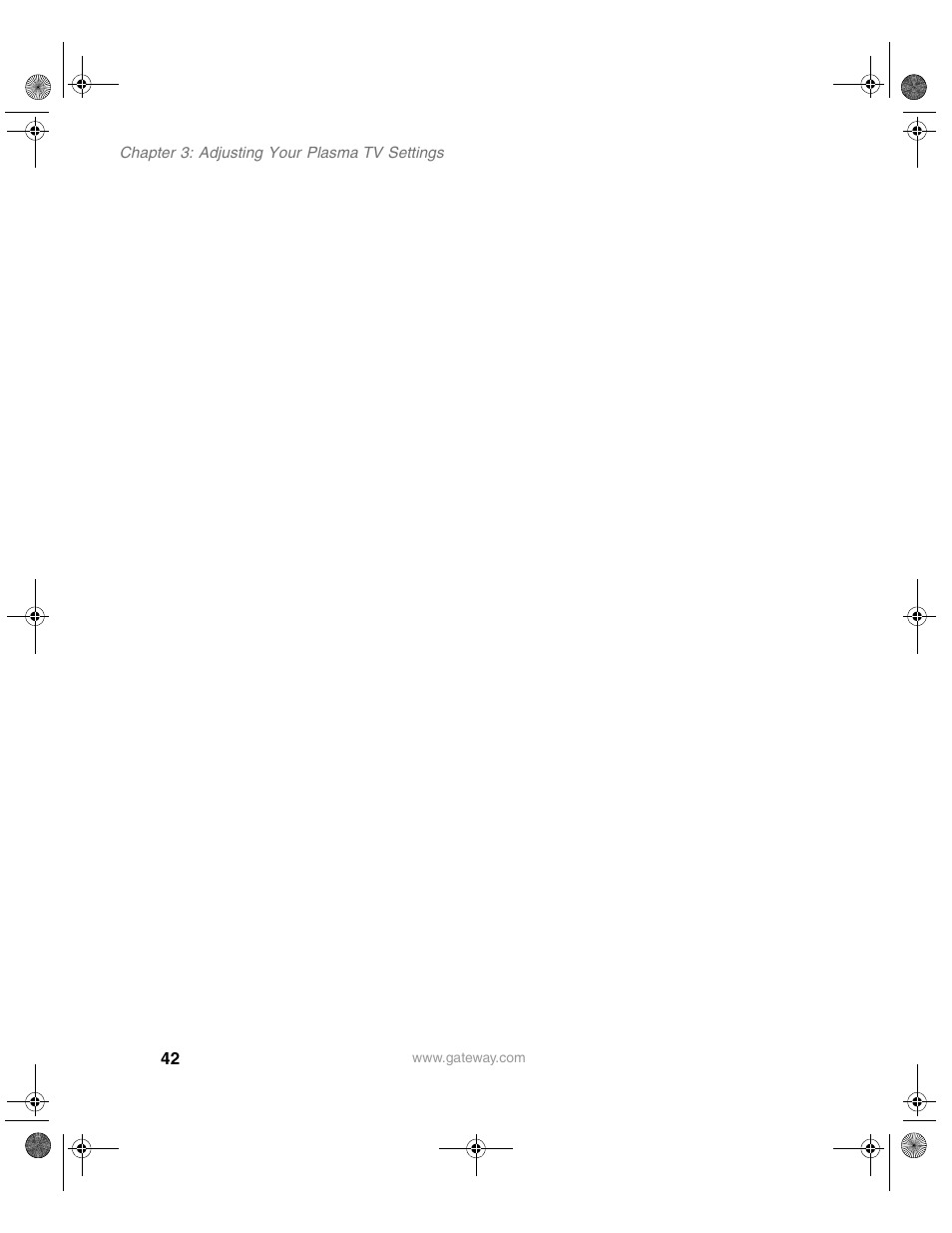Gateway GTW-P42M102 User Manual | Page 46 / 68