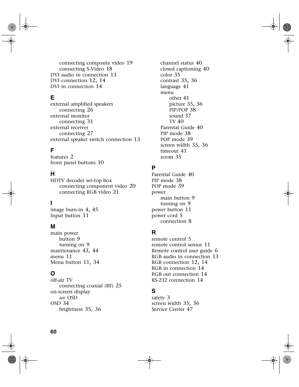 Gateway GTW-P42M102 User Manual | Page 64 / 68
