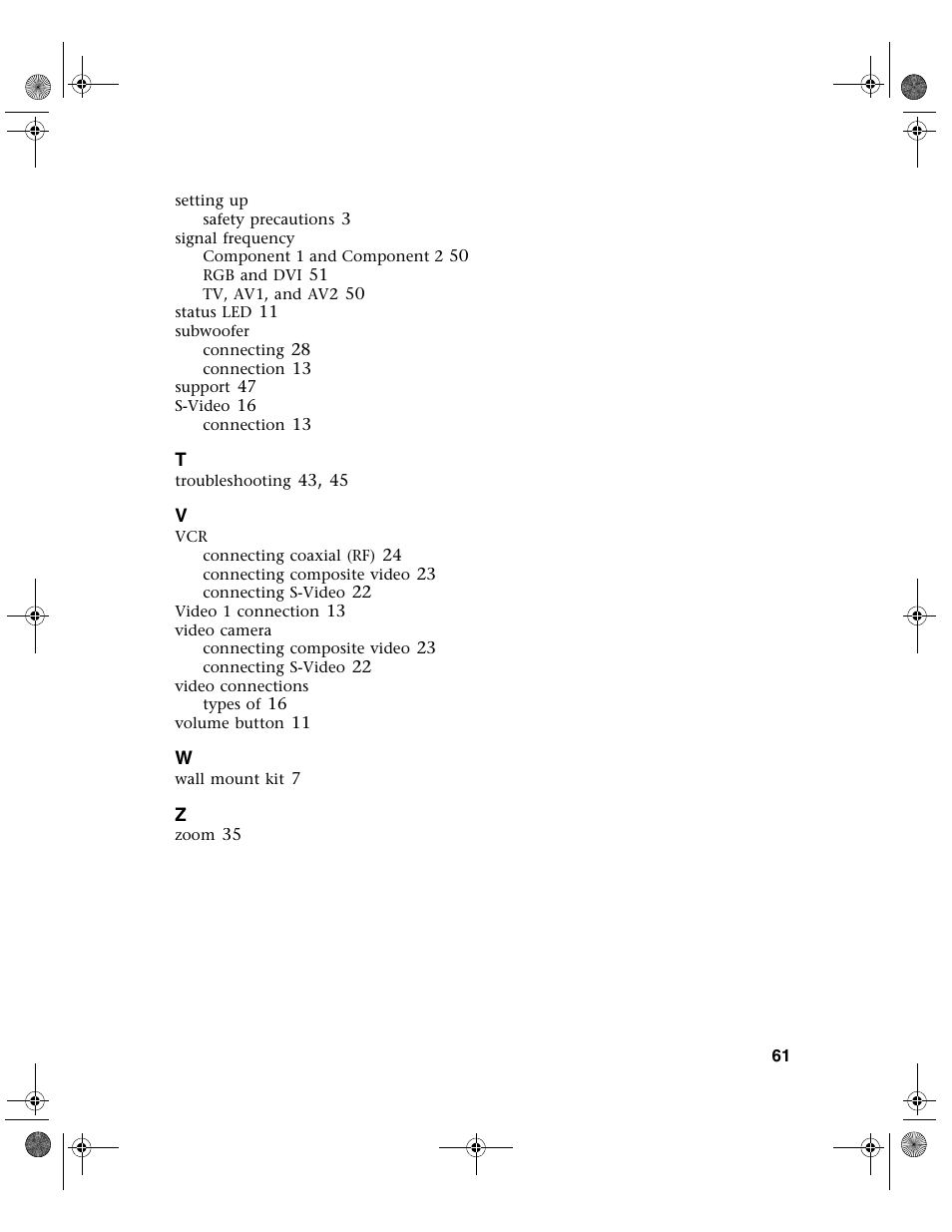 Gateway GTW-P42M102 User Manual | Page 65 / 68