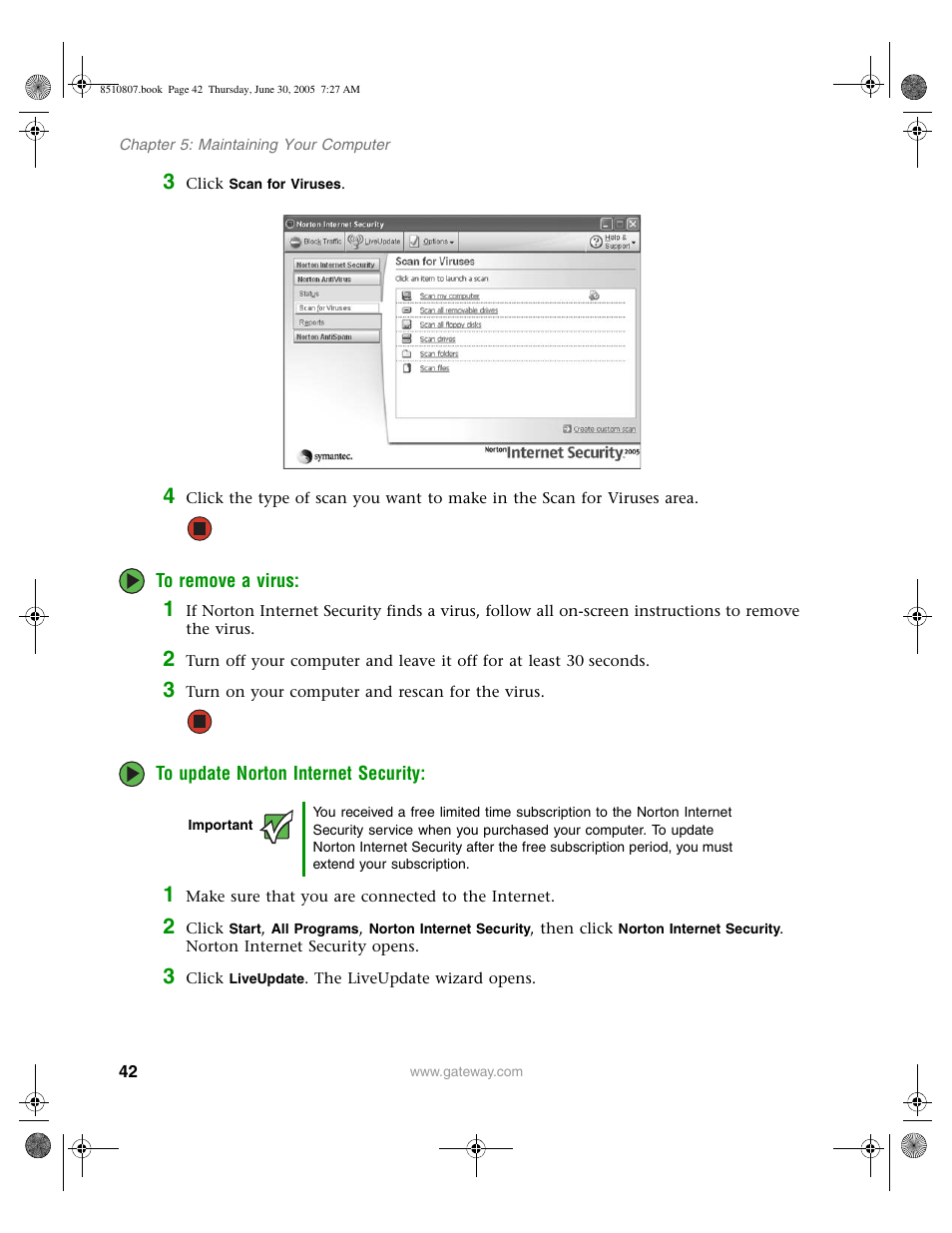 Gateway E-2500D User Manual | Page 47 / 110