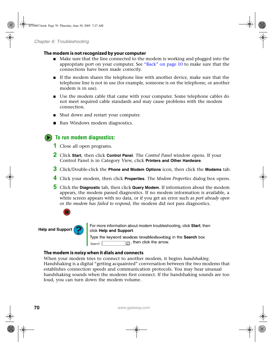 Gateway E-2500D User Manual | Page 75 / 110