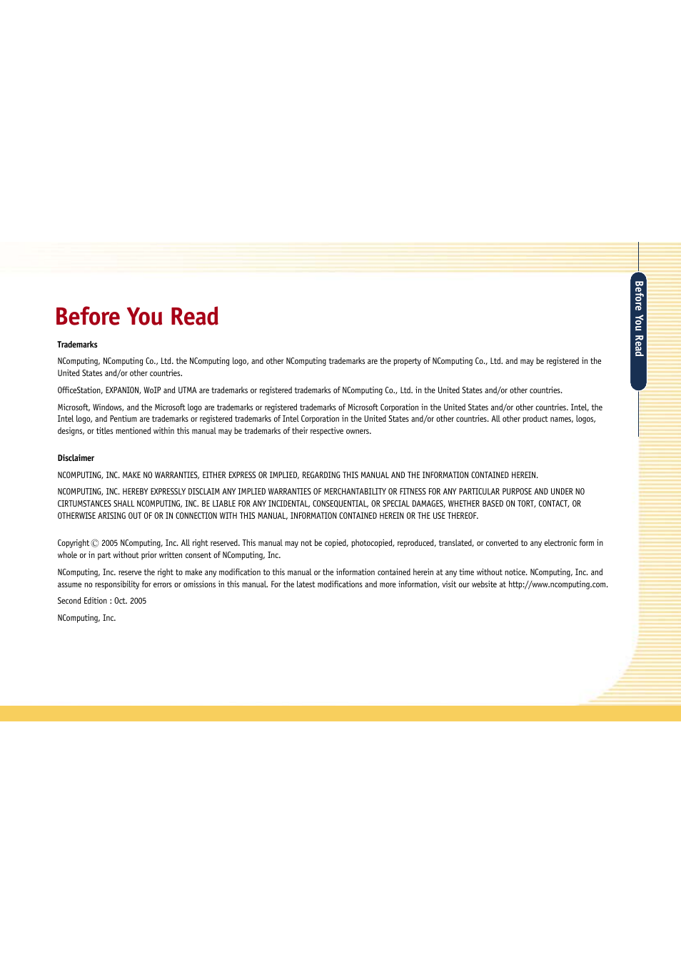 Before you read | Gateway L110 User Manual | Page 4 / 87