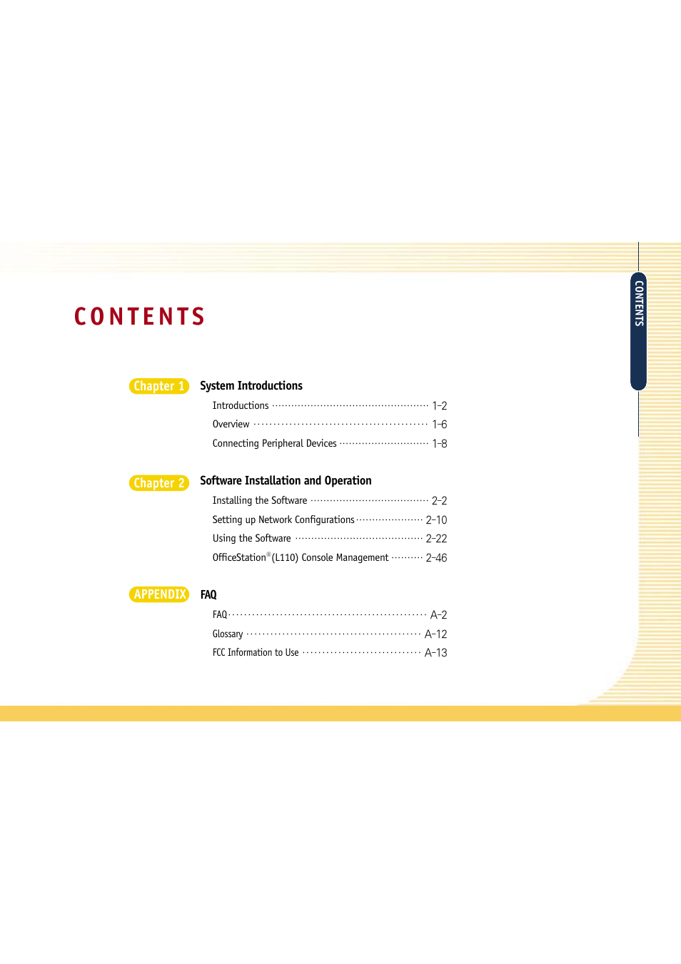 Gateway L110 User Manual | Page 8 / 87