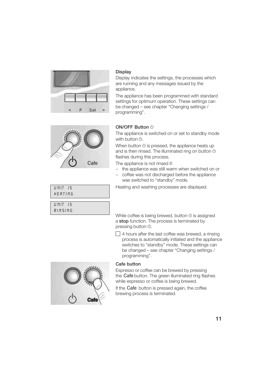 Gaggenau CM200610 User Manual | Page 11 / 105