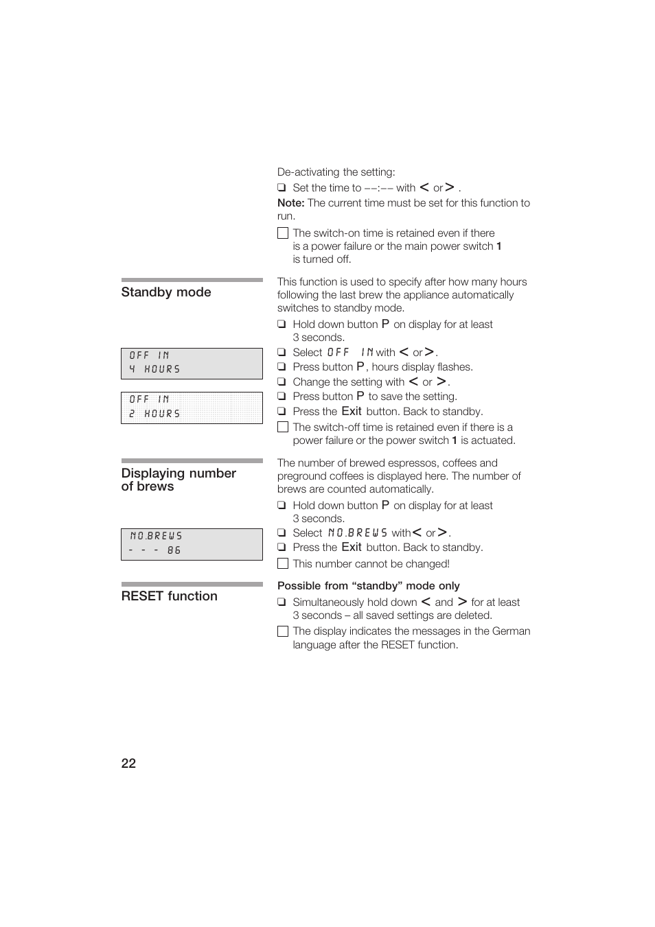 Gaggenau CM200610 User Manual | Page 22 / 105