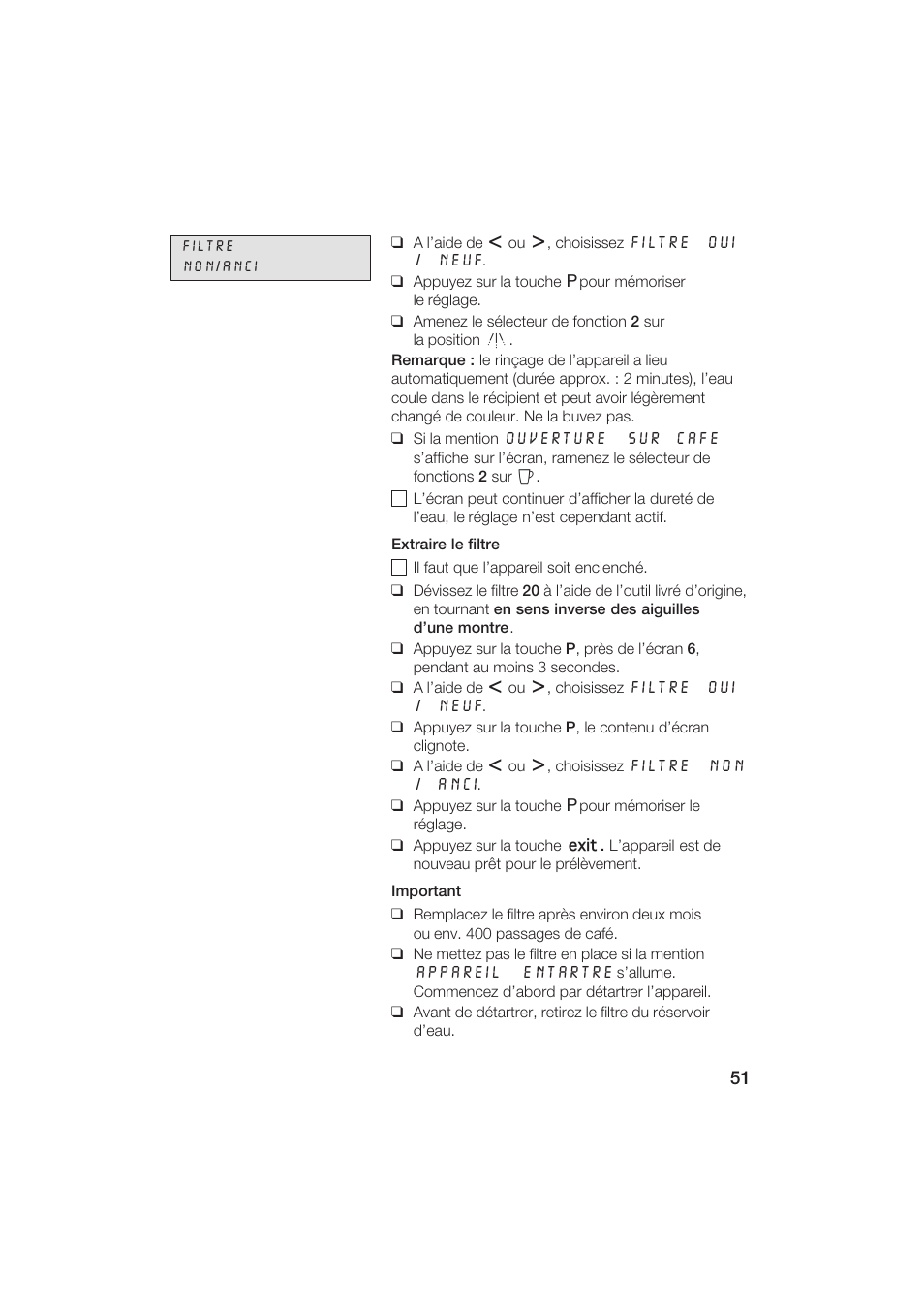 Gaggenau CM200610 User Manual | Page 51 / 105