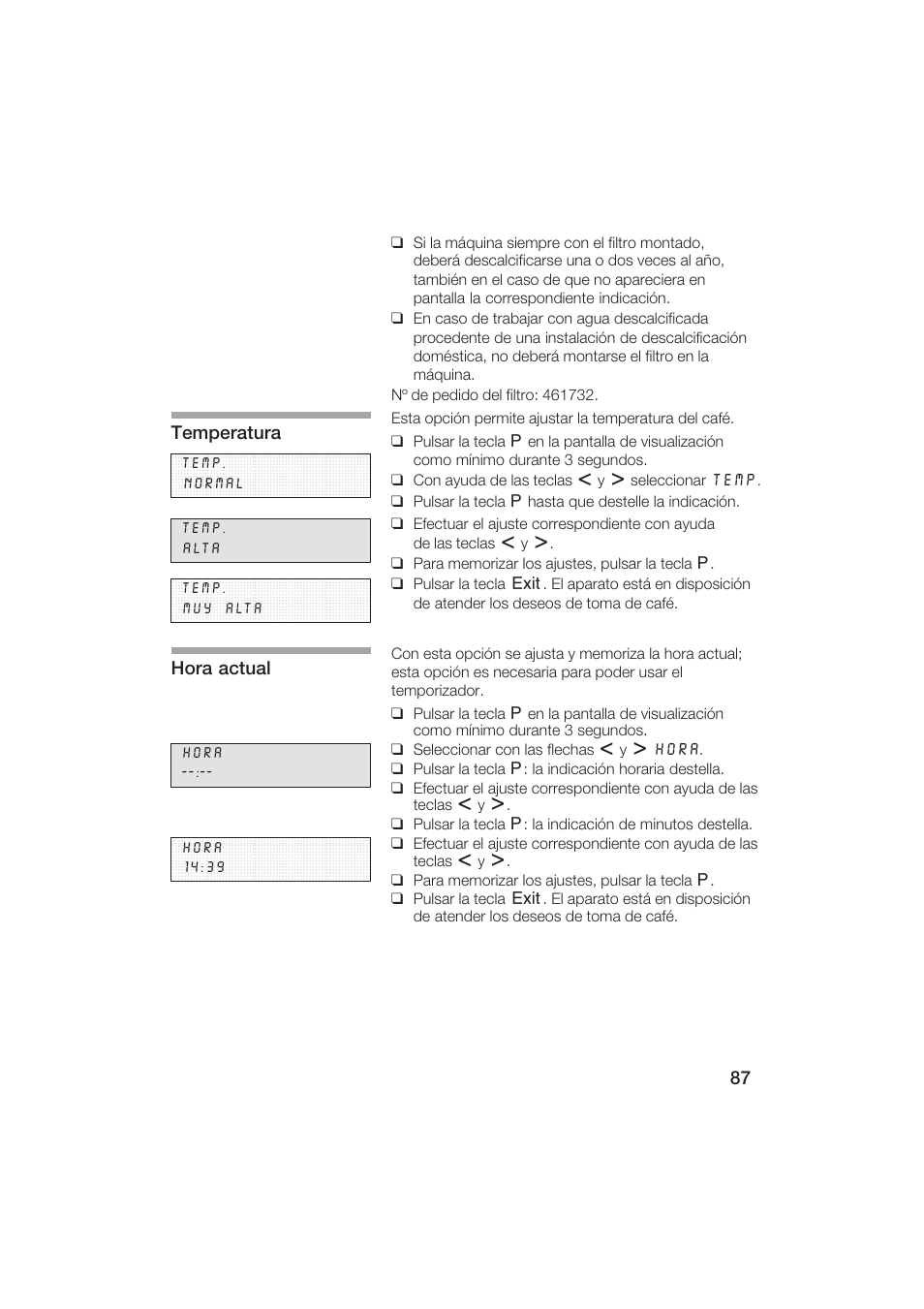 Gaggenau CM200610 User Manual | Page 87 / 105