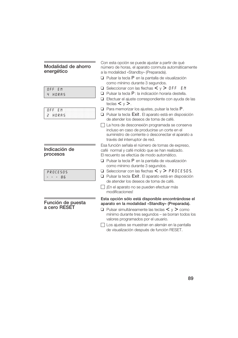 Gaggenau CM200610 User Manual | Page 89 / 105