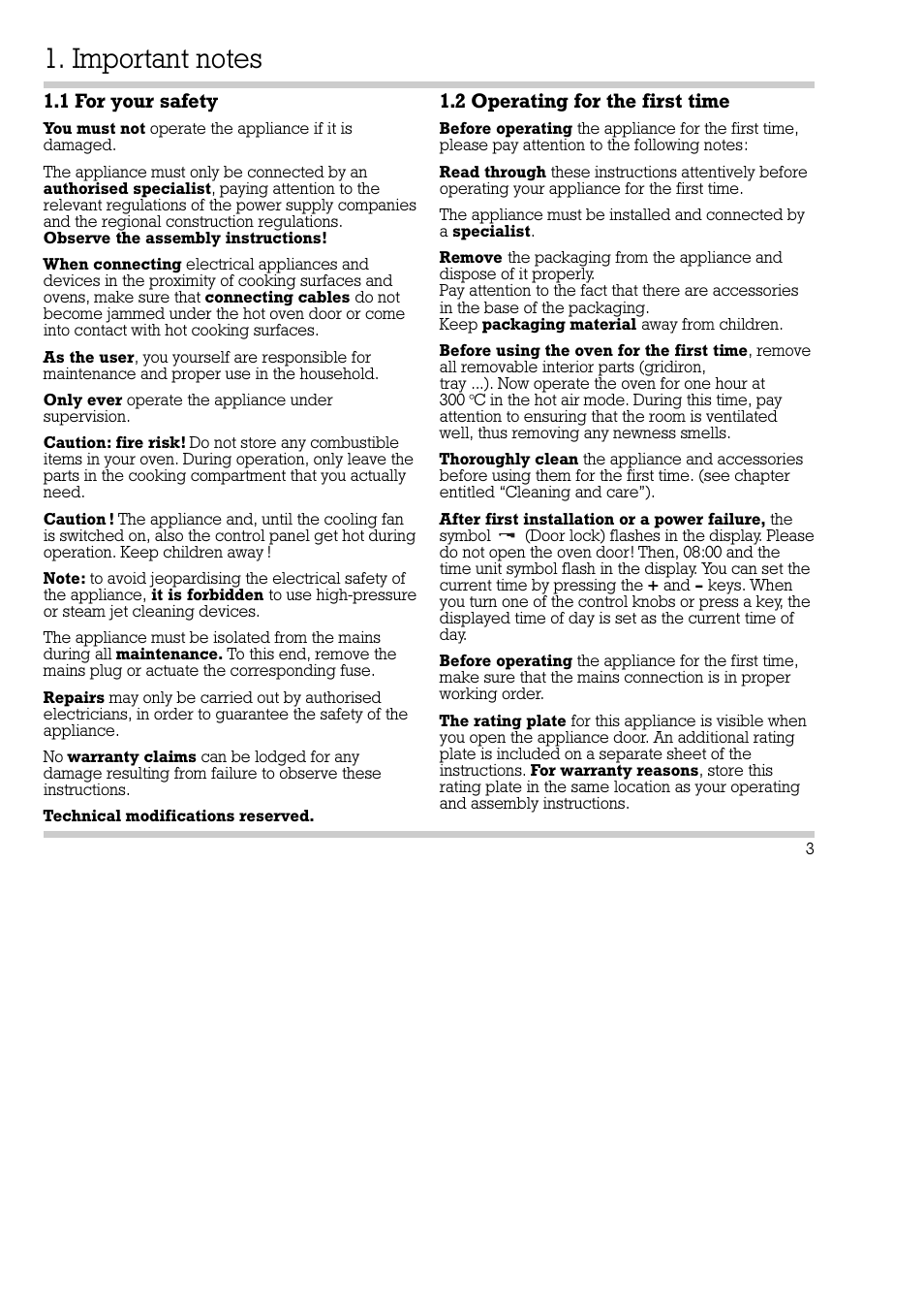 Gaggenau EB 270/271 User Manual | Page 4 / 42
