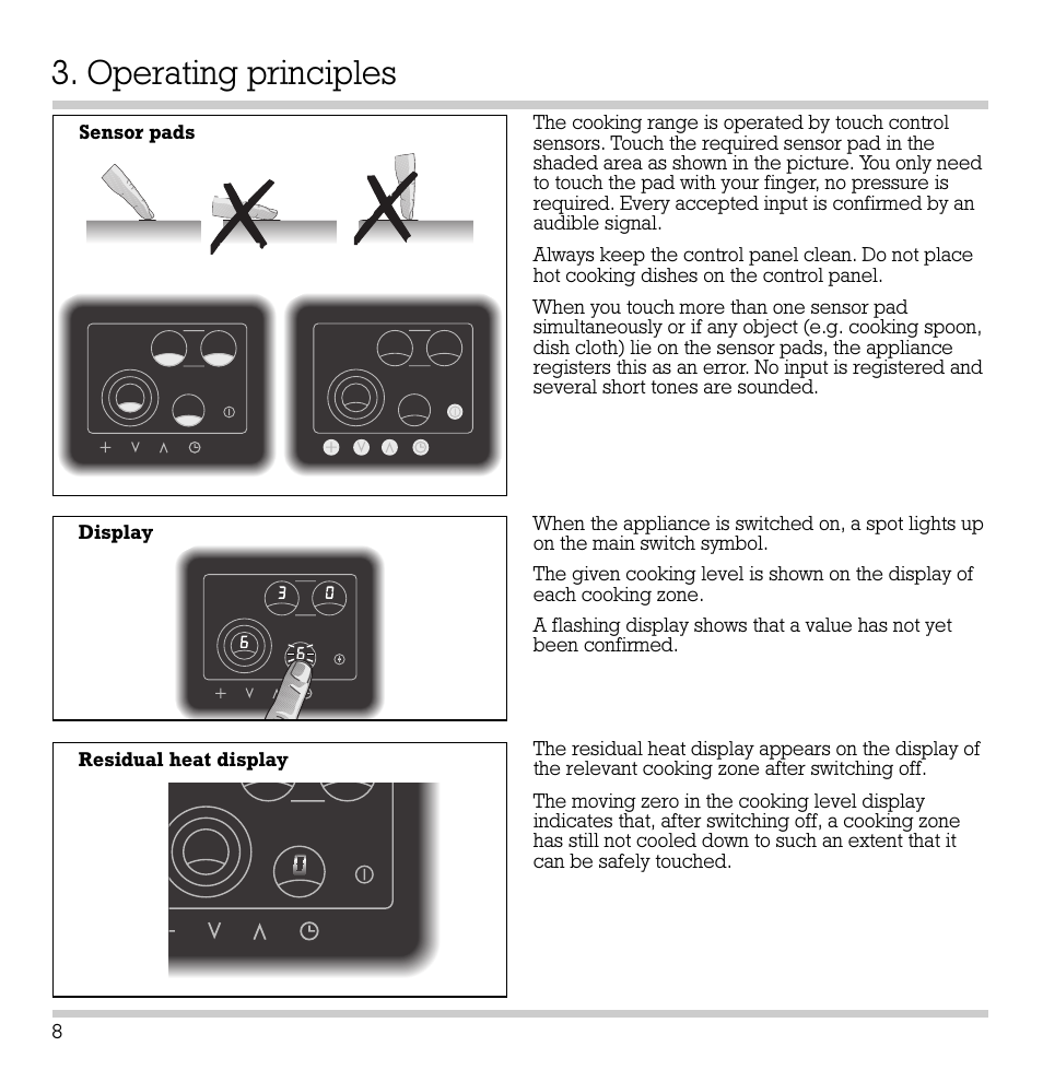 Operating principles | Gaggenau CK 481-6 User Manual | Page 9 / 31