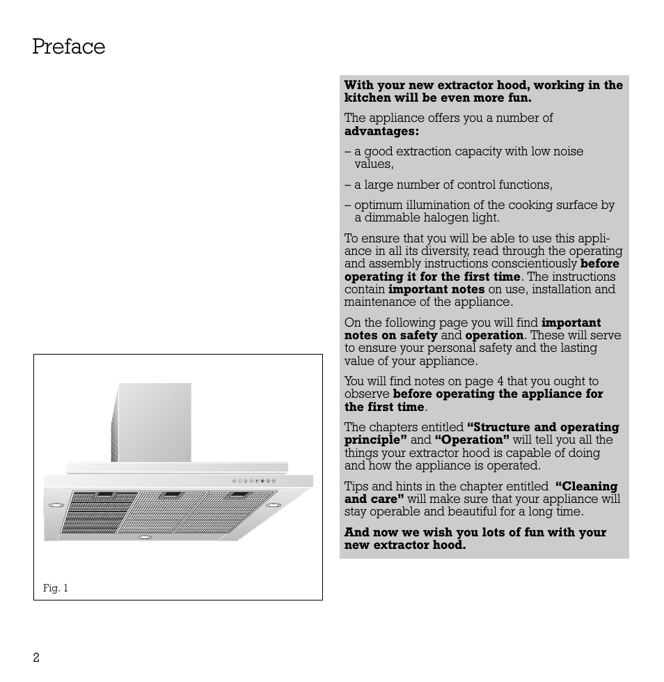 Preface | Gaggenau AW 200-790 User Manual | Page 3 / 20