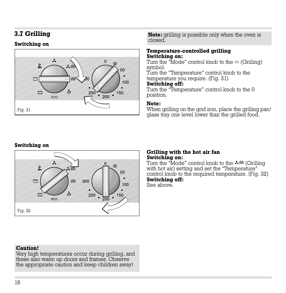 7 grilling | Gaggenau EB 210/211 User Manual | Page 19 / 31