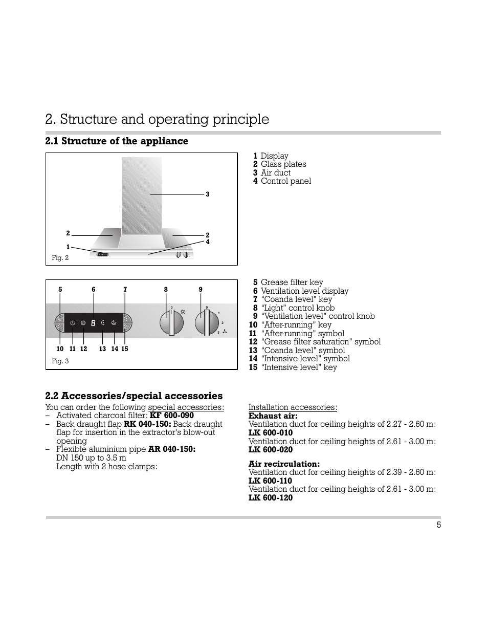 Structure and operating principle | Gaggenau AH 600-190 User Manual | Page 6 / 19